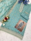 Averie By Vipul  Heavy Orgenza Silk With Embroidery Work Dress Material Wholesale Online